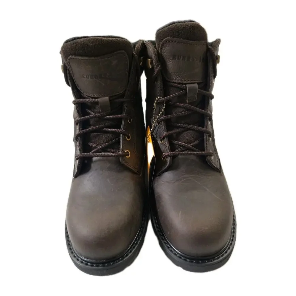 Eurostar Work boots Size 8 Men Steel Toe Slip Resistant Oil Resistant